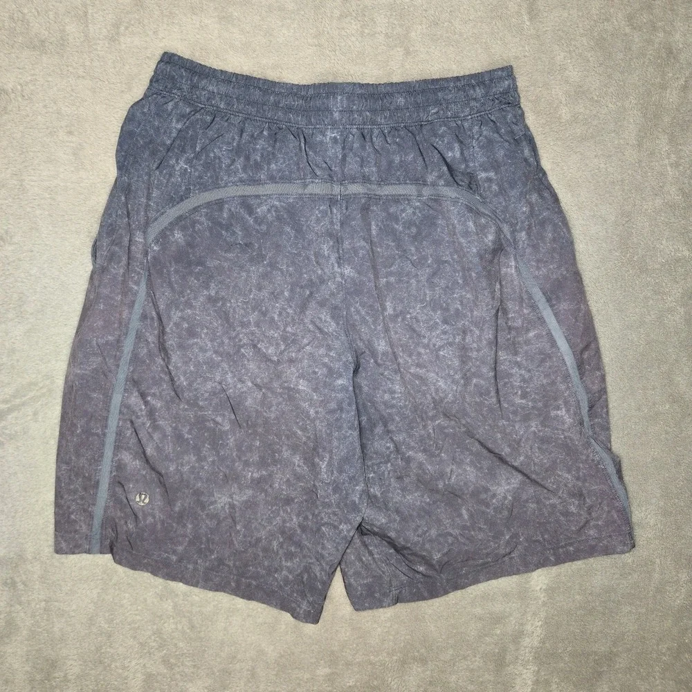 Lululemon Pace Breaker 7 Inch Shorts Mens Medium Purple Acid Wash Athletic Run